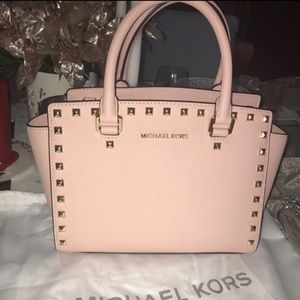 Michael Kors mini Selma light pink