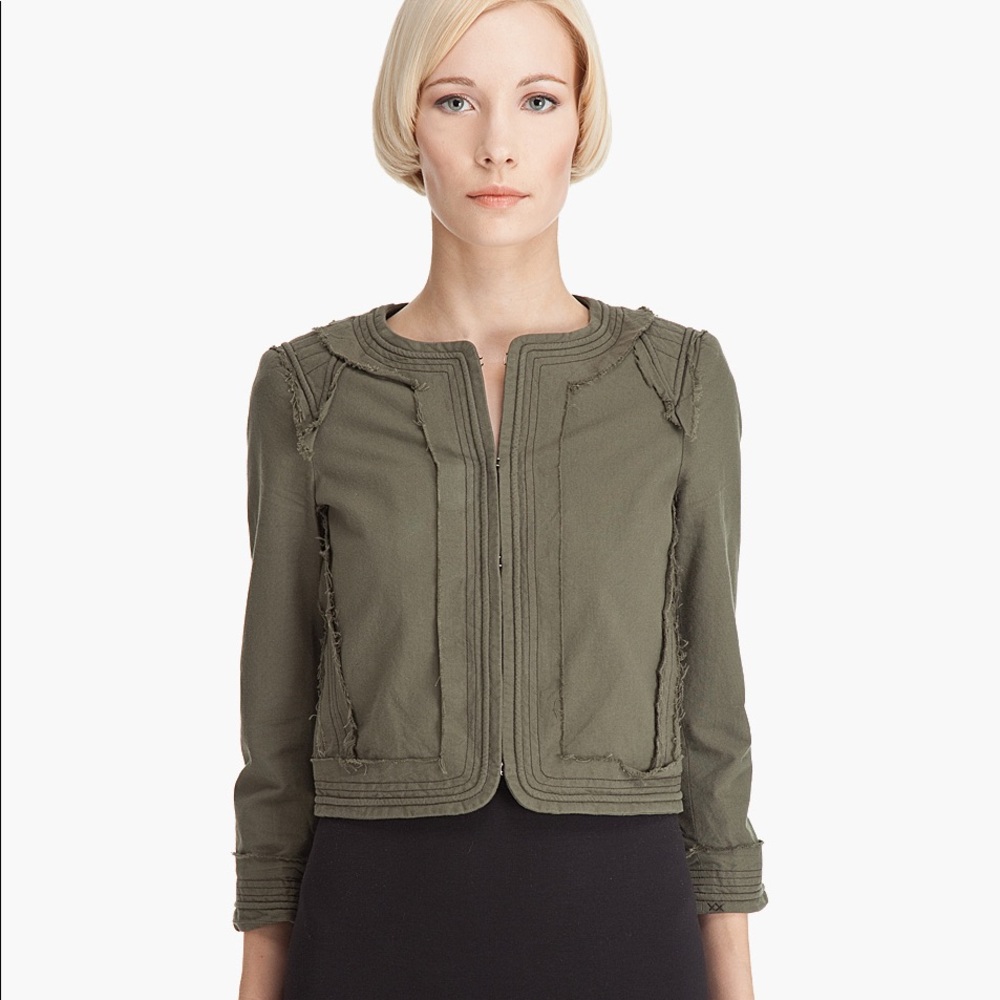 Elizabeth and James cropped band jacket