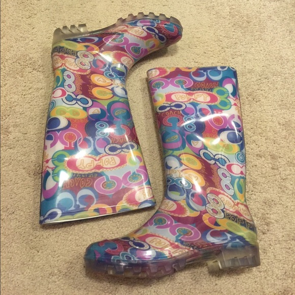 ☔️🌧☔️🌧☔️ Coach Rainboots ☔️🌧☔️🌧 - Picture 3 of 8