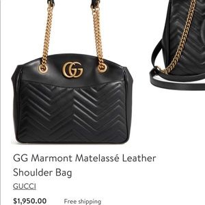 GG Marmont Matelassé Leather Shoulder Bag