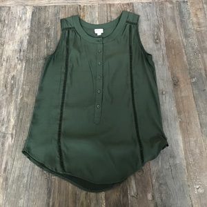 Merona - olive Green Tank - XS