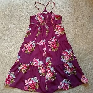 American Eagle floral sun dress