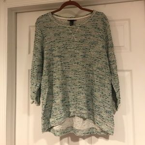 Textured Sweatshirt Tunic