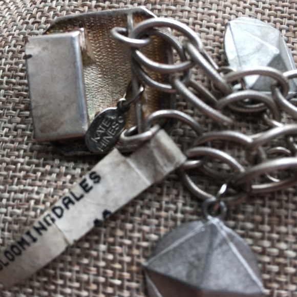 Vintage Kate Hines Crystal Pyramid Gem Bracelet - Picture 3 of 5