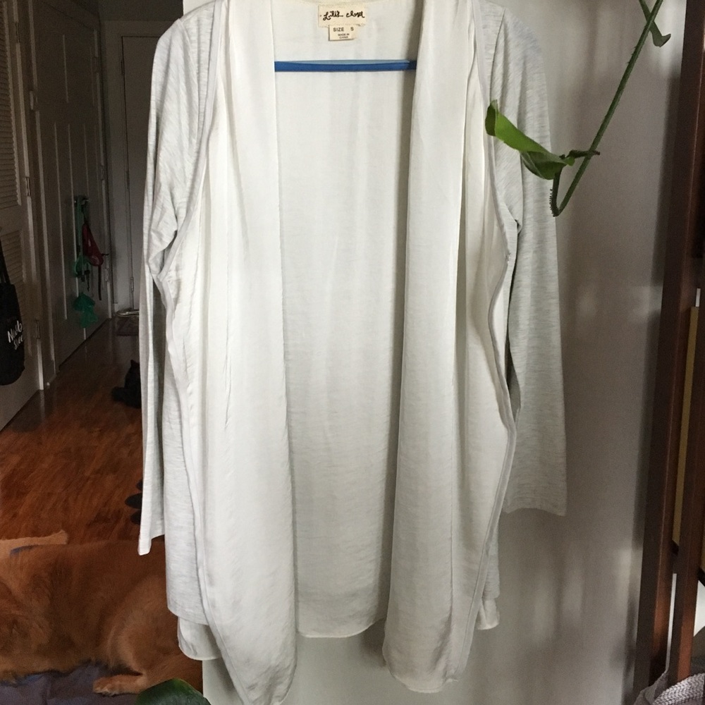 Sweet two-layer Anthro cardigan