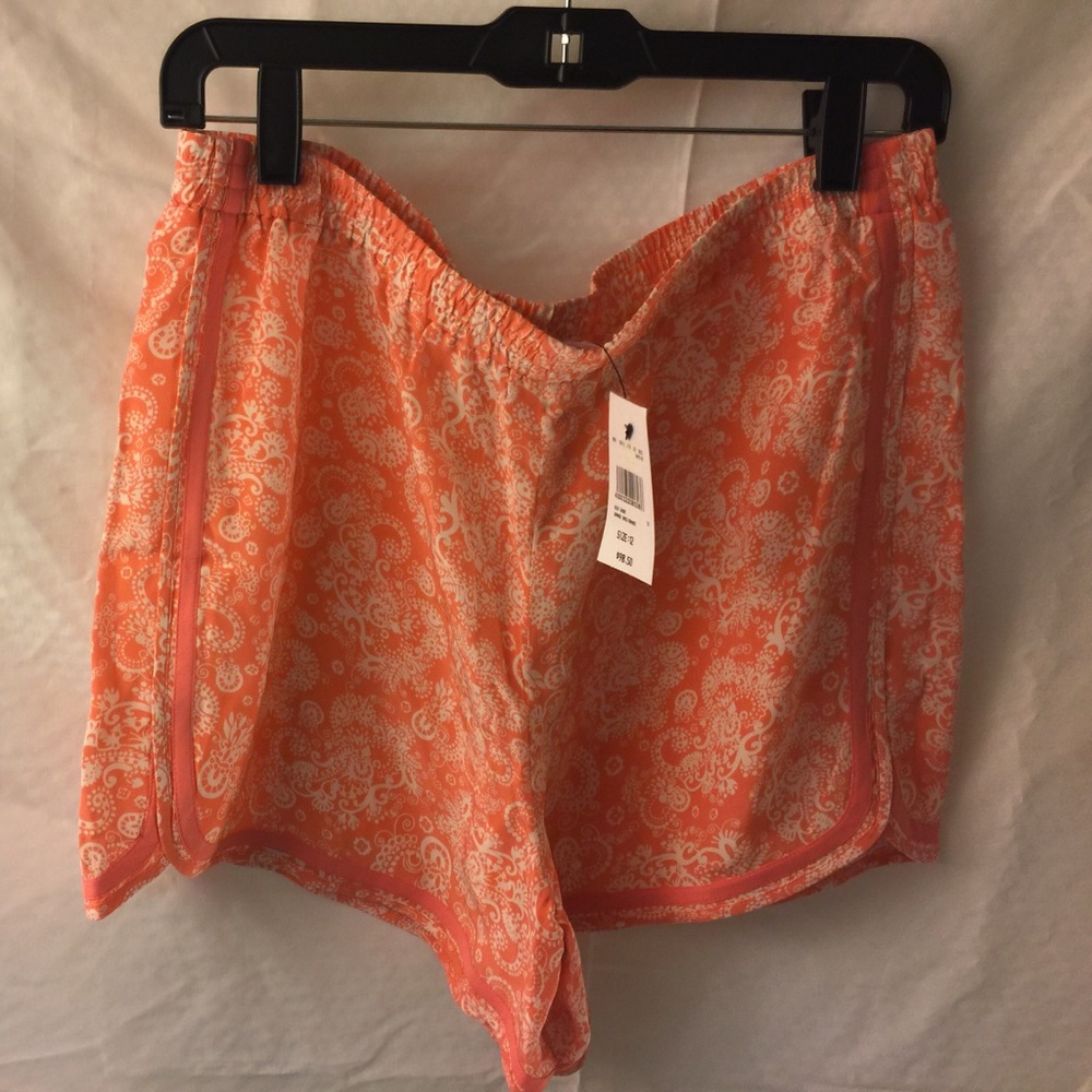 Club Monaco Pink Patterned Shorts