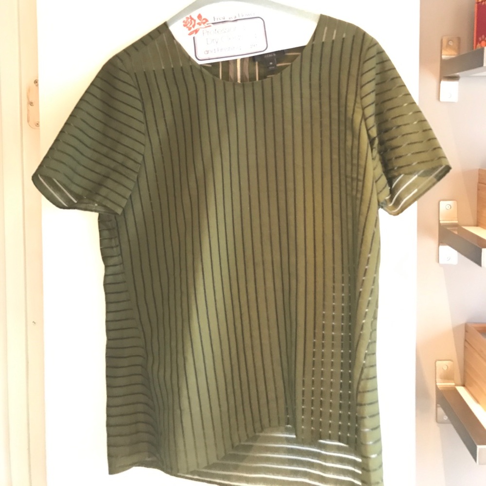 J. Crew olive shell
