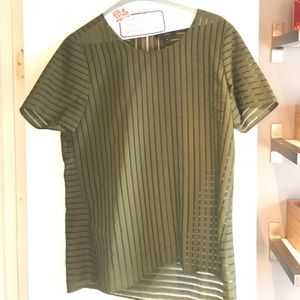 J. Crew olive shell