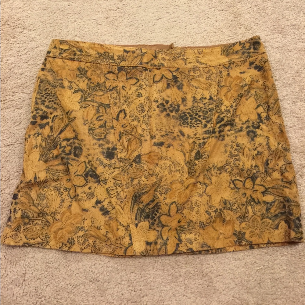 Genuine Leather Skirt