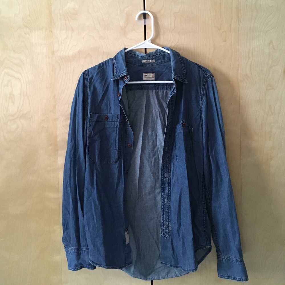 Vintage denim button up shirt
