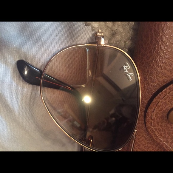 Brown & gold Ray-Ban Aviator Sunglasses
