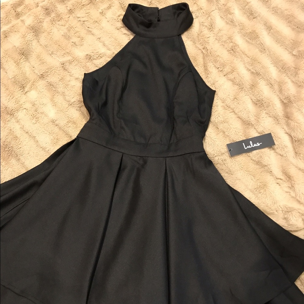 NWT LBD Lulus Mock Turtleneck A Line Dress