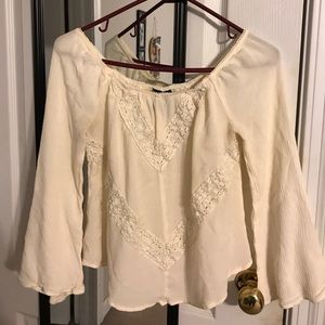 Off white long sleeve shirt