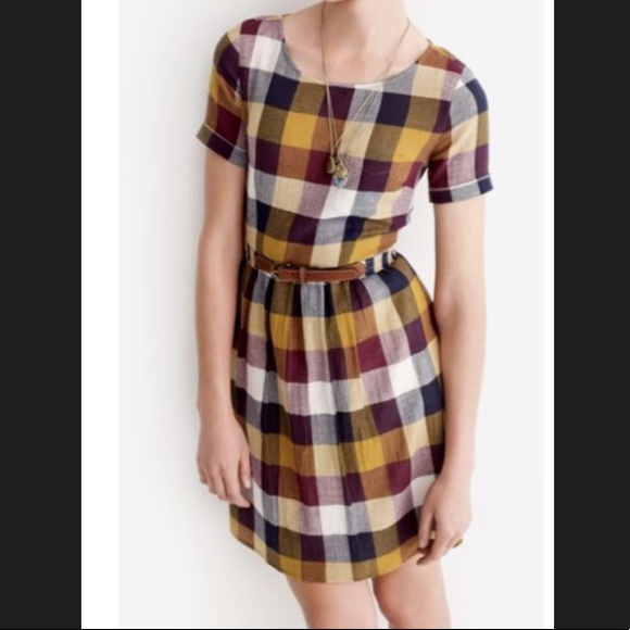 Madewell Dresses & Skirts - Madewell plaid songbird dress