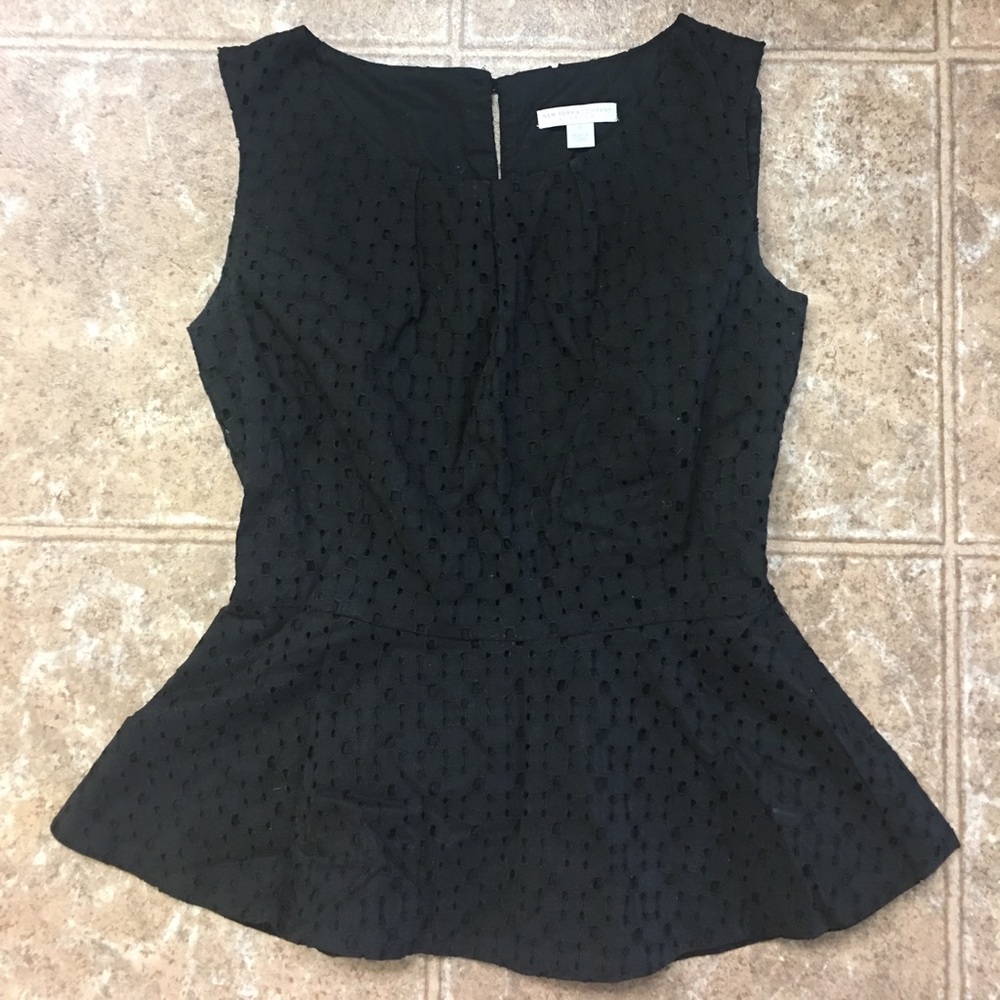 Lace Peplum Tank-New York and Company