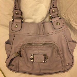 Lavender shoulder bag