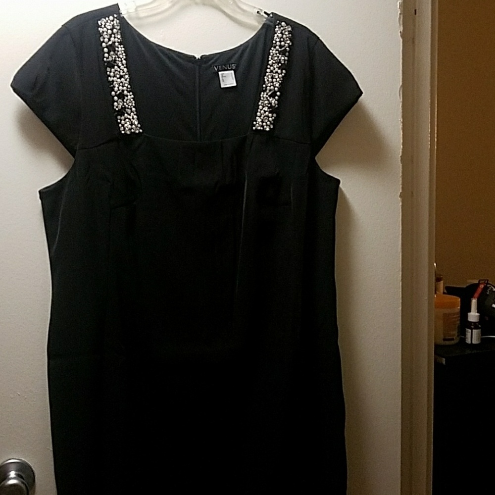 Black evening dress