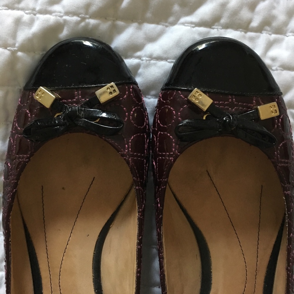 Kate Spade patent leather flats, size 8.5