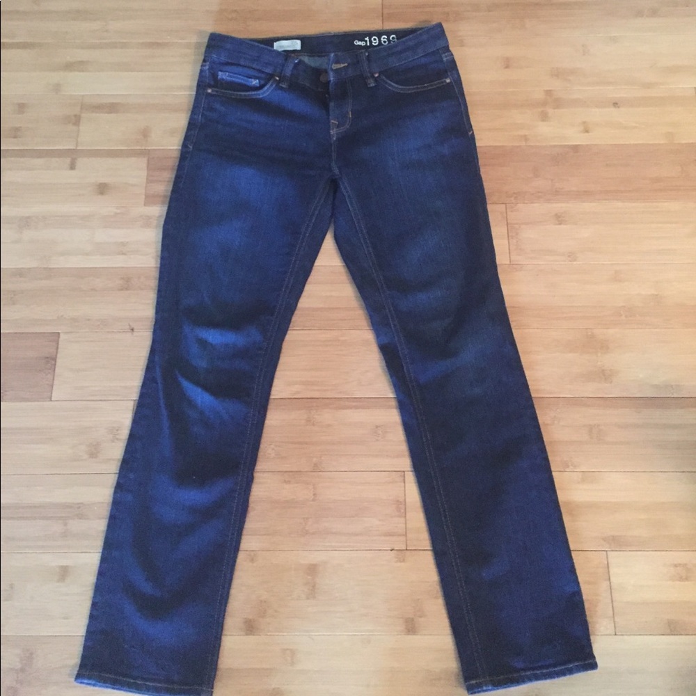 GAP 1969 Jeans, 27S, Real Straight, Darling!