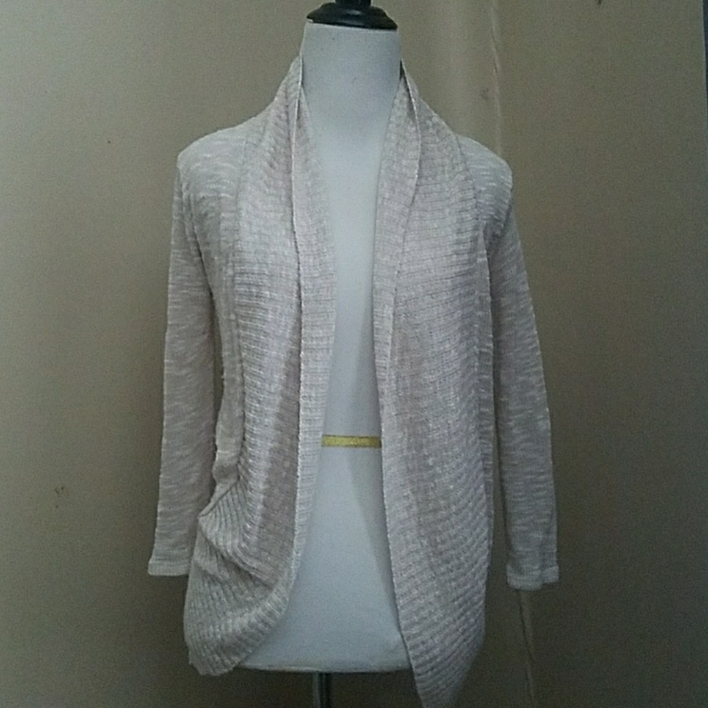 beige cardigan