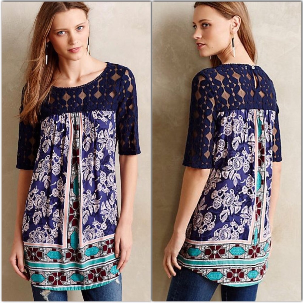 ❌SOLD❌ Anthropologie Maite Tunic by Akemi + Kin, S