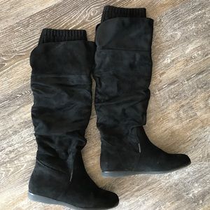 Black boots