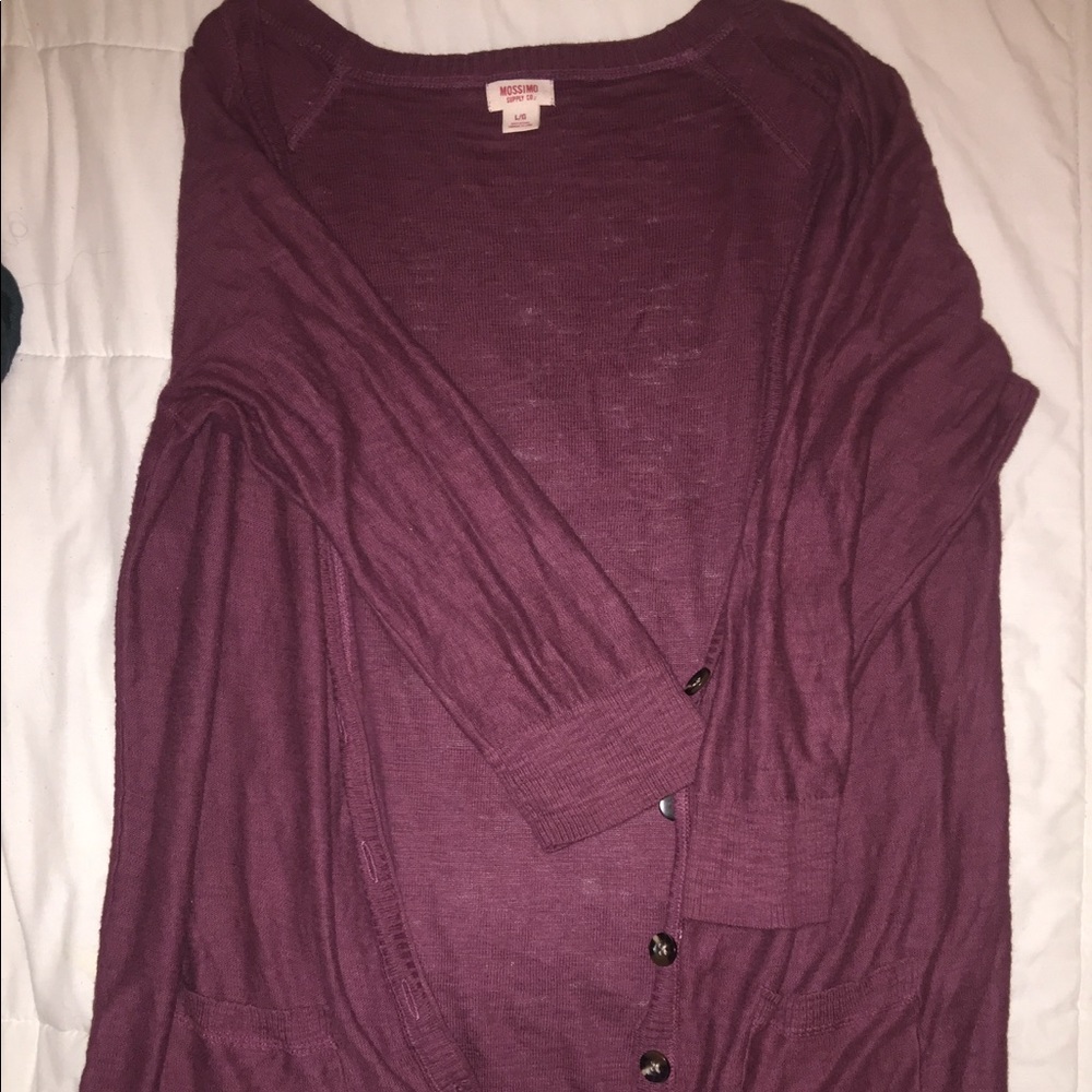 Cute maroon cardigan