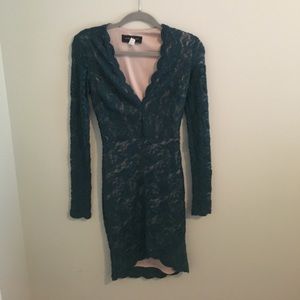 Flattering fit lace dress