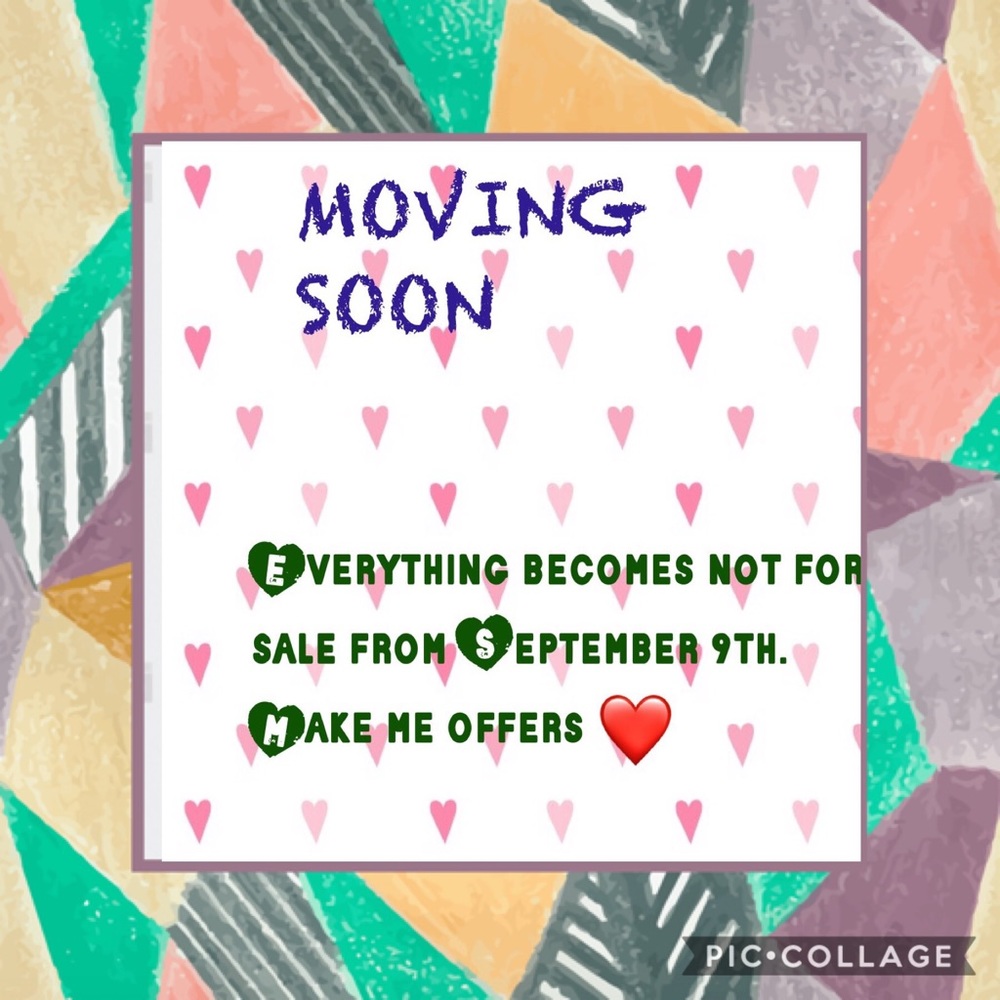 Moving sale