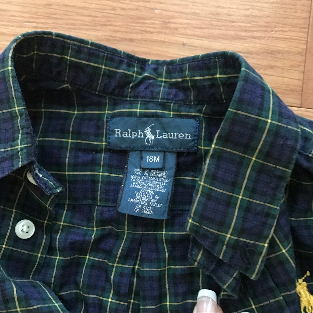 18mo Ralph Lauren Button Up - Picture 2 of 4