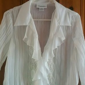Chadwicks white top size 8