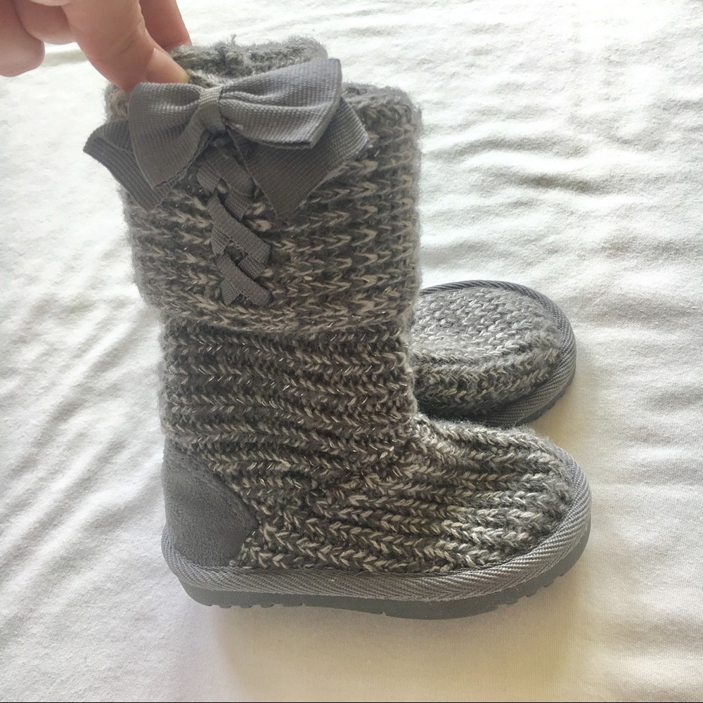 NWOT Jumping Beans Crochet Sweater Boots Size 5