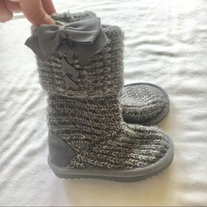 NWOT Jumping Beans Crochet Sweater Boots Size 5