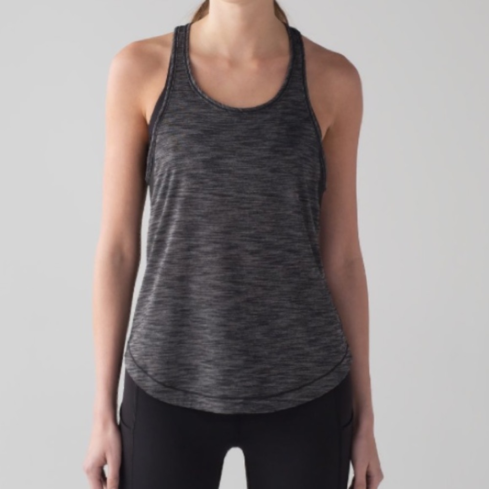 Lululemon Long Distance Mesh Tank