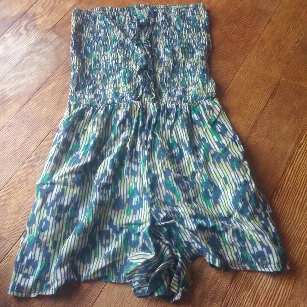 Strapless Romper