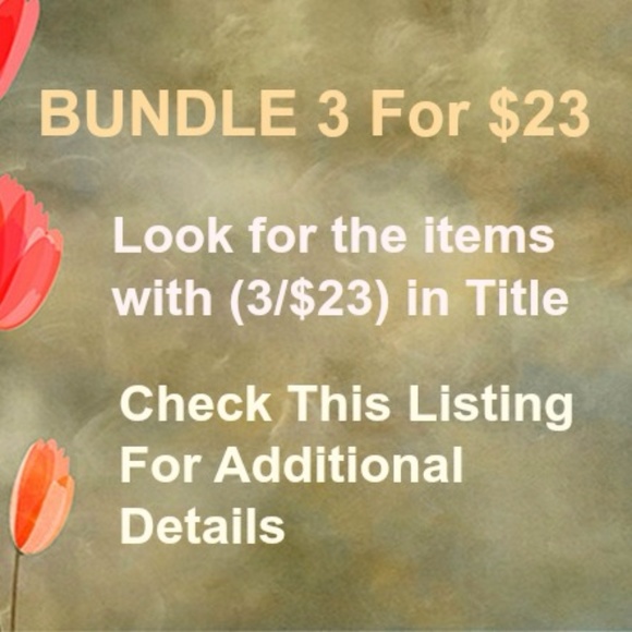 Other - Bundle and save BIG - Like for new item updates Other - Bundle and save BIG - Like for new item updates