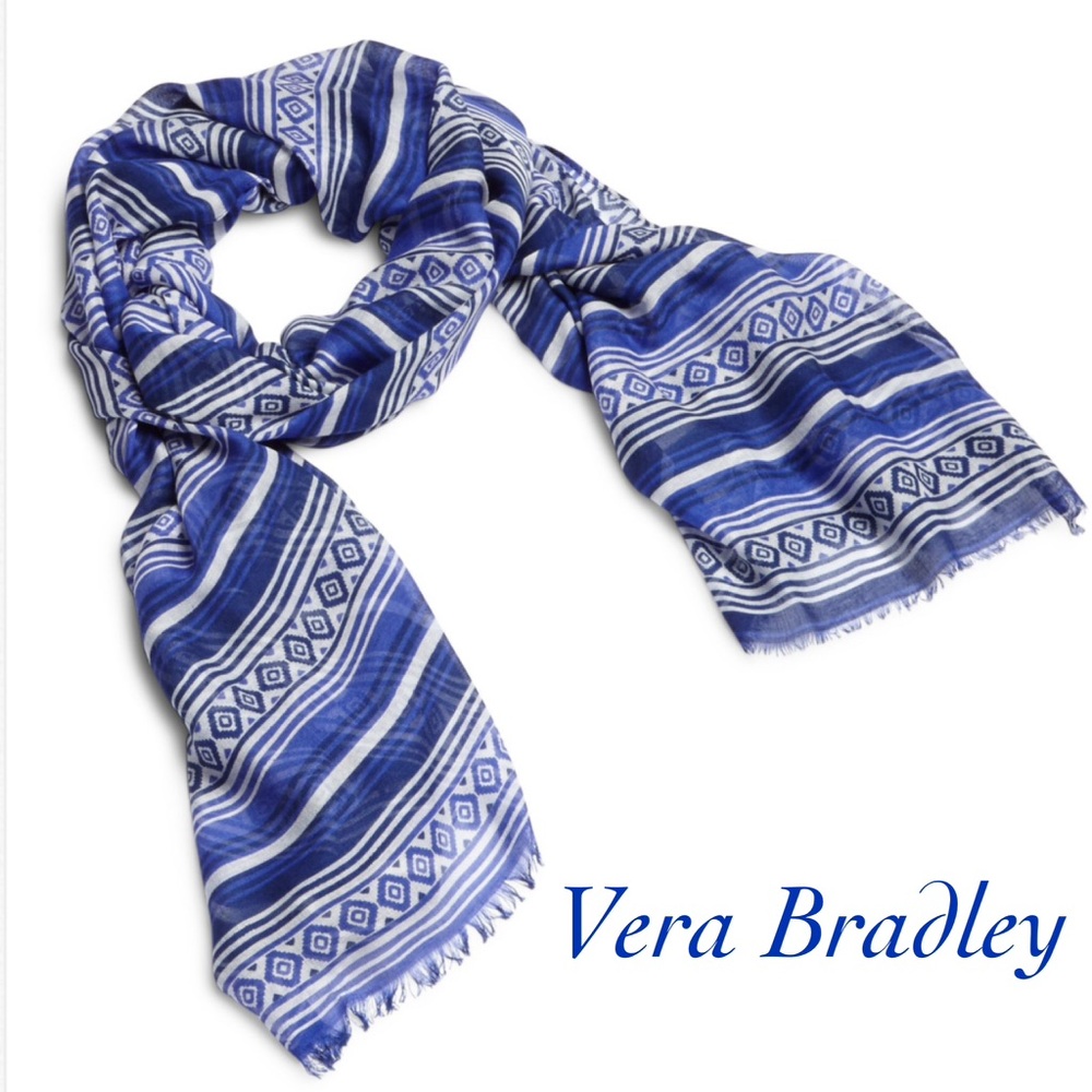 Vera Bradley Serape Cobalt Scarf - Picture 3 of 3