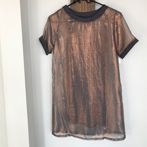 Metallic dress
