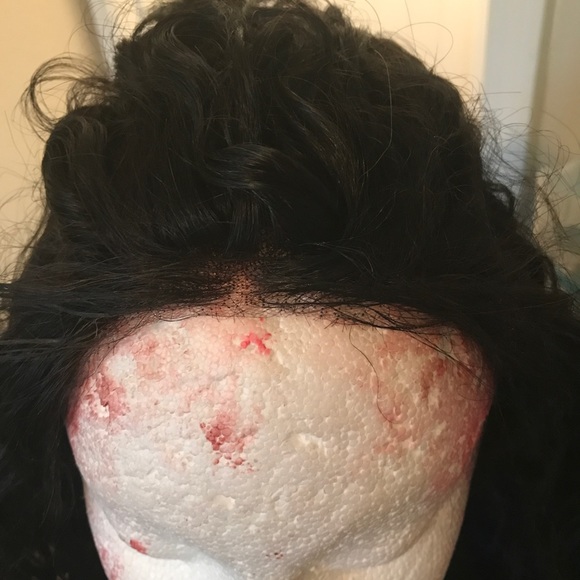 18 inch virgin Brazilian full lace wig. main image 7