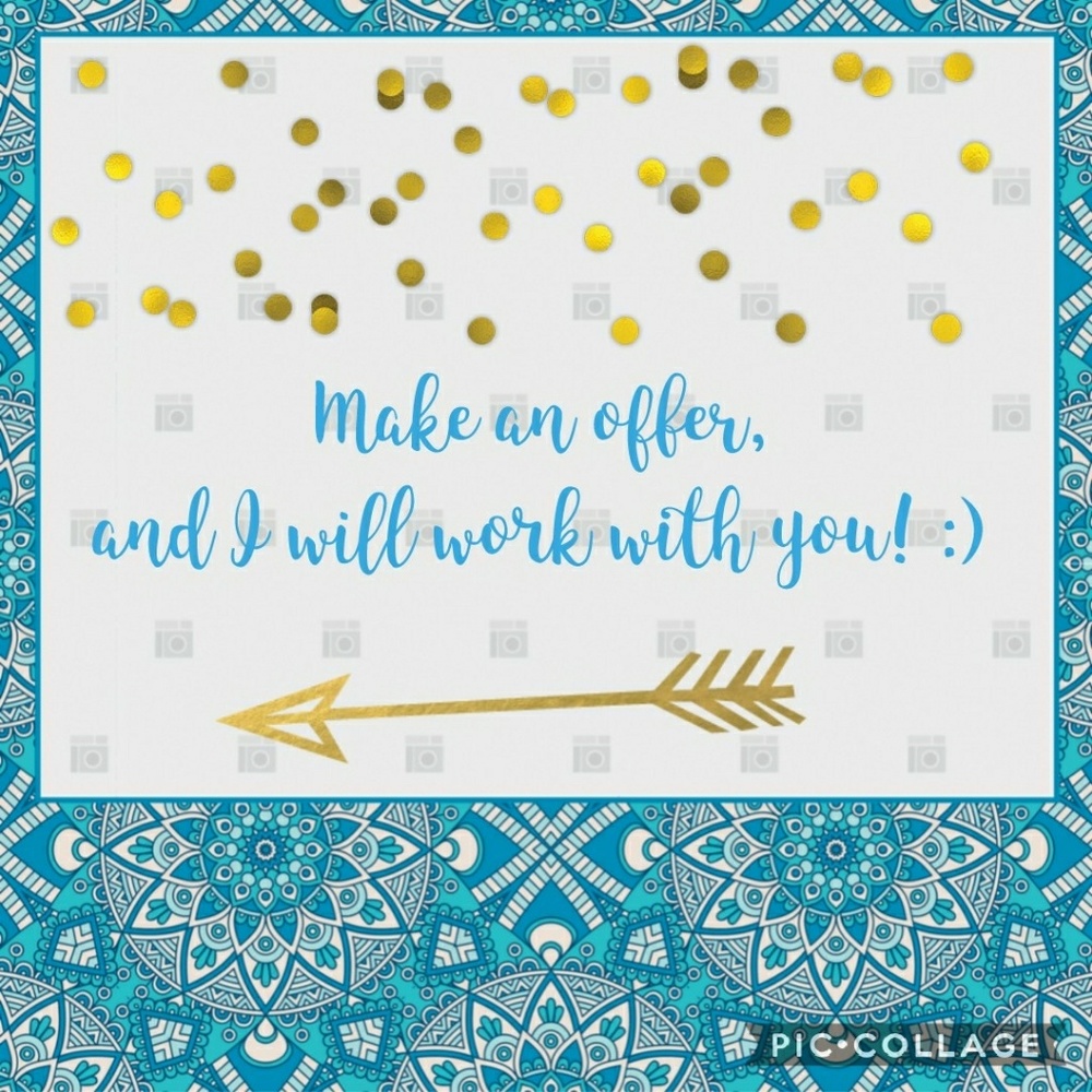 I am willing to negotiate prices!