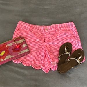 Lilly Pulitzer Gingham Buttercup Shorts