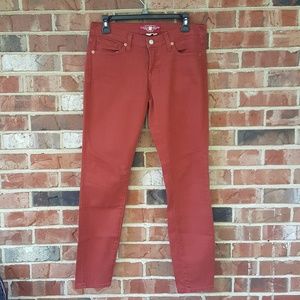 Lucky Burnt Orange Skinny Jeans 6/28