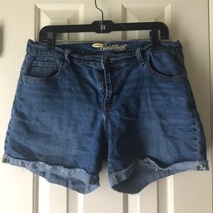 OLD NAVY SWEETHEART CUT OFF DENIM SHORTS