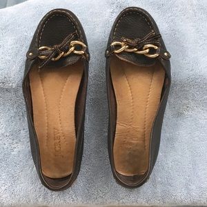 J Crew brown leather driving moccasin 6