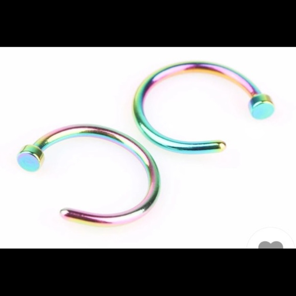 2 Fake Nose Rings!