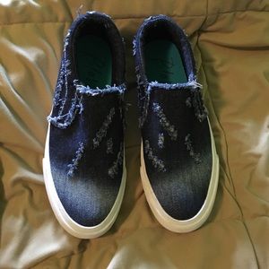 Blowfish Denim Flats with Rubber Sole