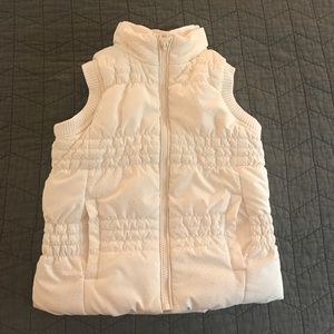Fleece lined sparkle vest