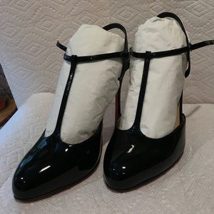 Christian Louboutin "Pam" T-Strap 100mm Size 7