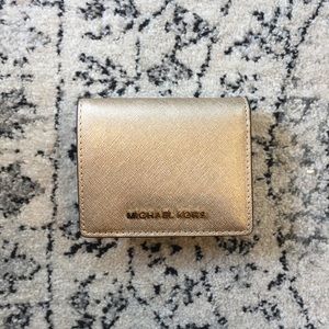 Michael Kors Gold Wallet