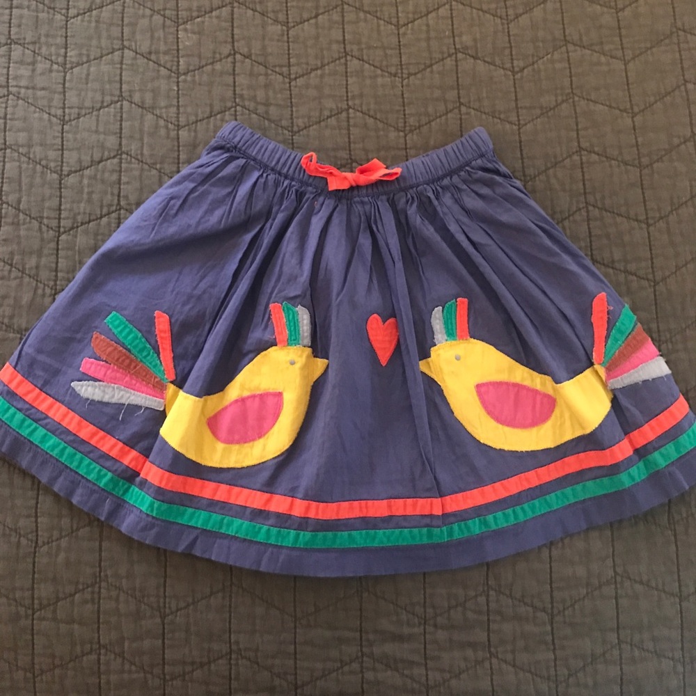 Mini Boden bird skirt